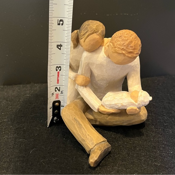 Vintage 2000 Willow Tree New Life Family Embrace Figurine - Brown and Cream - Picture 12 of 13